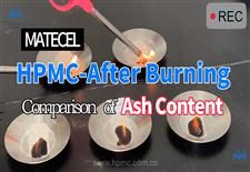 HPMC (teste de conteúdo de cinzas)